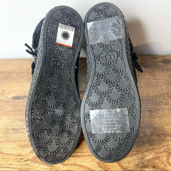 UGG Genuine Shearling Lined Elowen Bootie Women Black size 6 - Picture 8 of 14